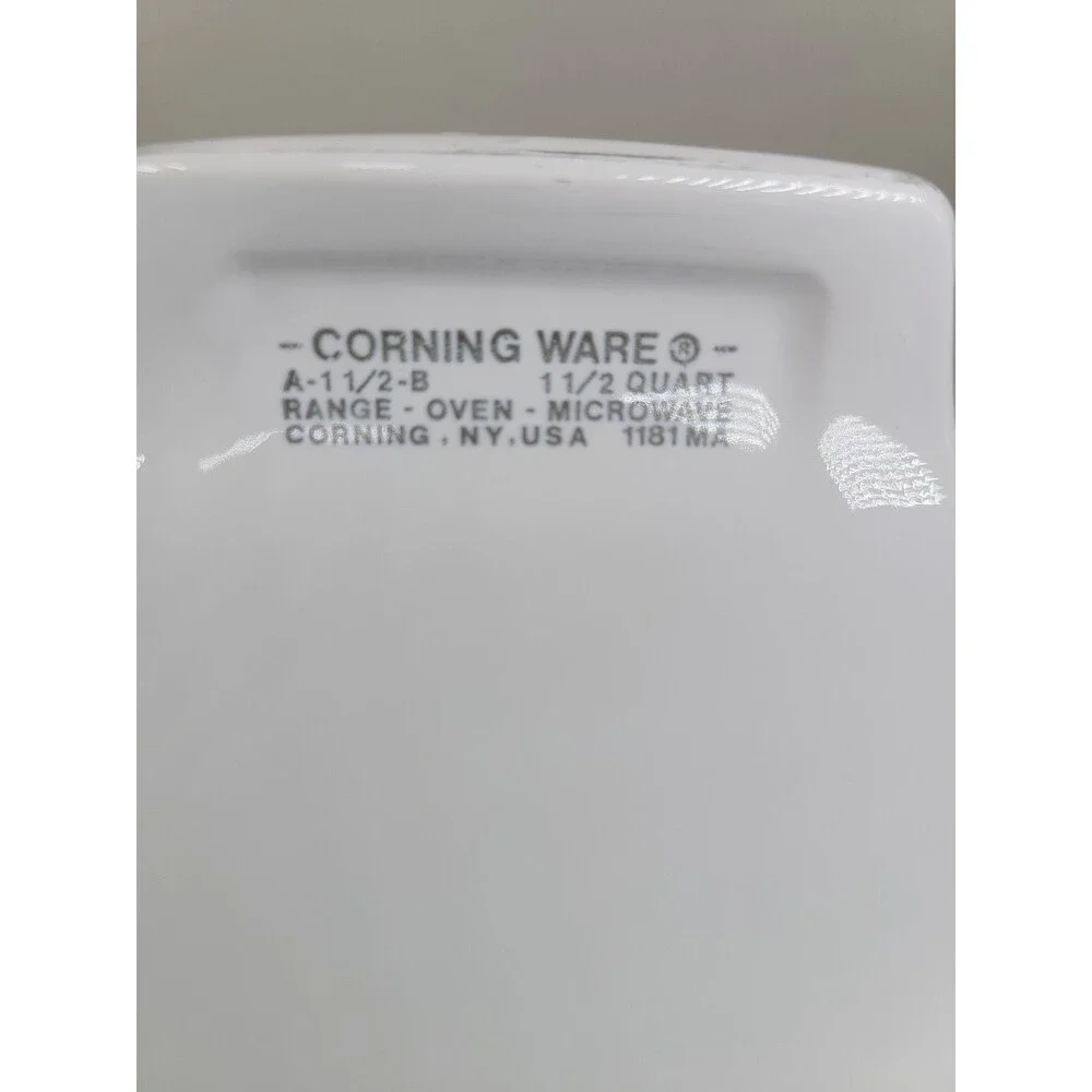 Corning Ware Spice Of Life Le Persil La Sauge Casserole w/lids A-1 1/2-B 1.5 Qt